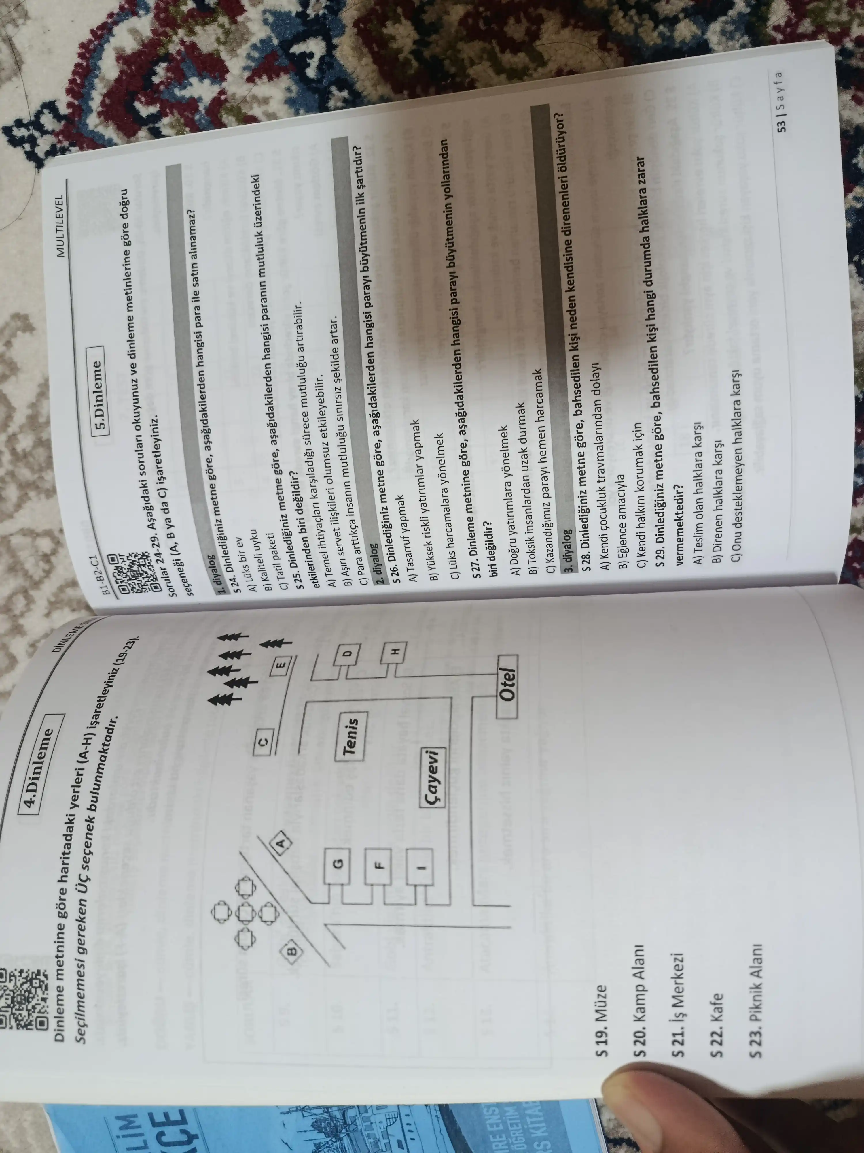 Multilevel. turk tilidan sertifikatga tayyorgarlik darajasi B1, B2, C1