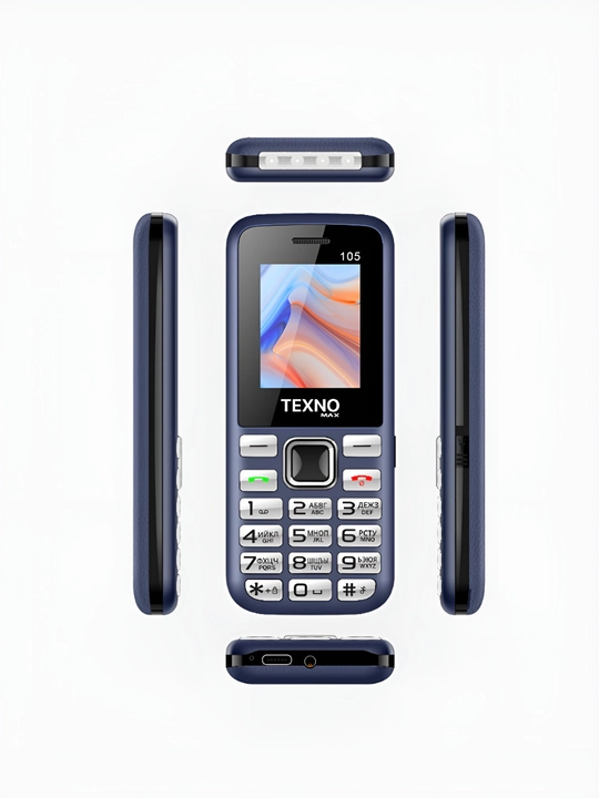 Texnomax Max 105 — компактный, надежный и современный кнопочный телефон - 