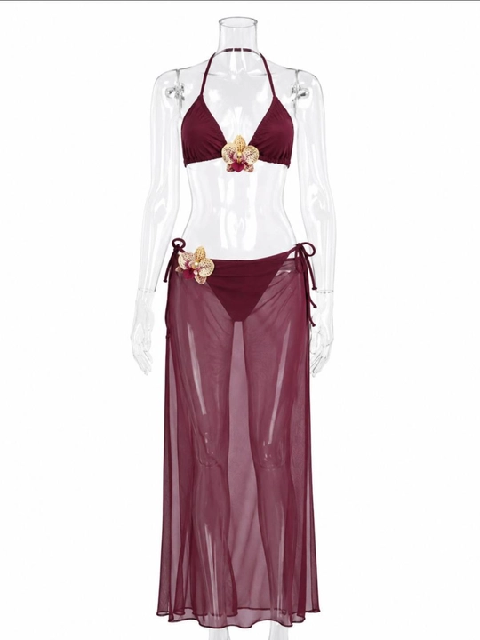 Ikki qismli galstukli suzish kostyumi 2026 - 
