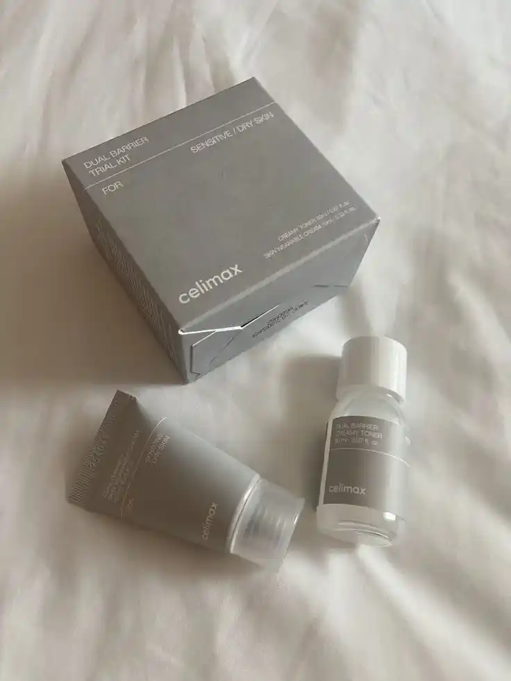 Celimax набор миниатюр для лица: Noni, Dual Barrier, Dark Spot — тонер, крем, сыворотка