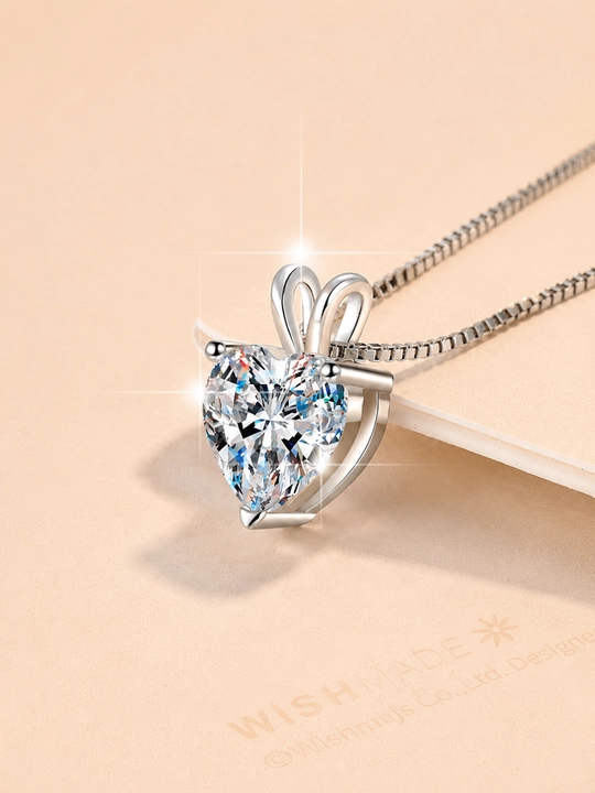ALIXANDRA Ayollar uchun Sterling 925Proba Kumush Zanjir GRA Moissanite Toshli Sertifikatli