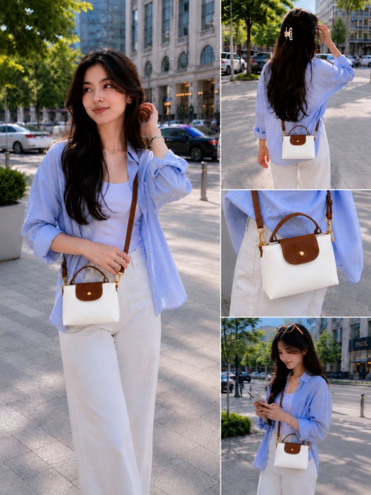LONGCHAMP sumka, yangi ranglar, yelkama sumka, mini sumka, ayollar va qizlarga