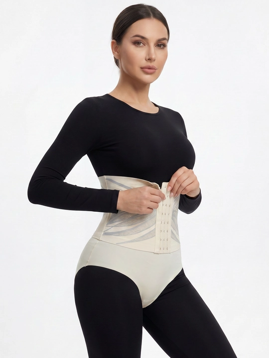 SlimFit Comfort ayollar korseti, bel va qorin uchun toraytiruvchi korset, elastik