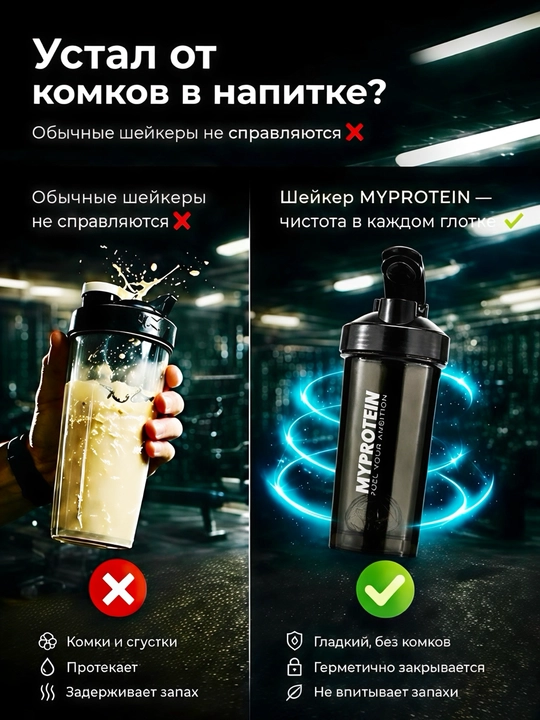 Protein va geyner uchun shaker 525 ml,Myprotein sport butilkasi,unisex