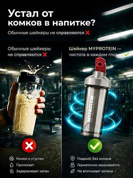 Protein va geyner uchun shaker 525 ml,Myprotein sport butilkasi,unisex