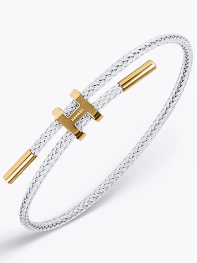 Элегантный и современный браслет Hermès — 1DILNOZ-QOLUZUGI3-БЕЛЫЙ