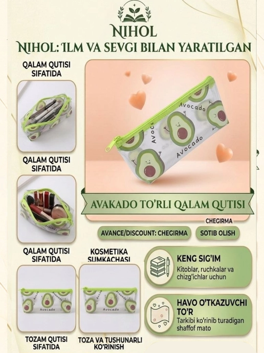 Shaffof toʻrli qalamdon — estetik va amaliy yechim - 