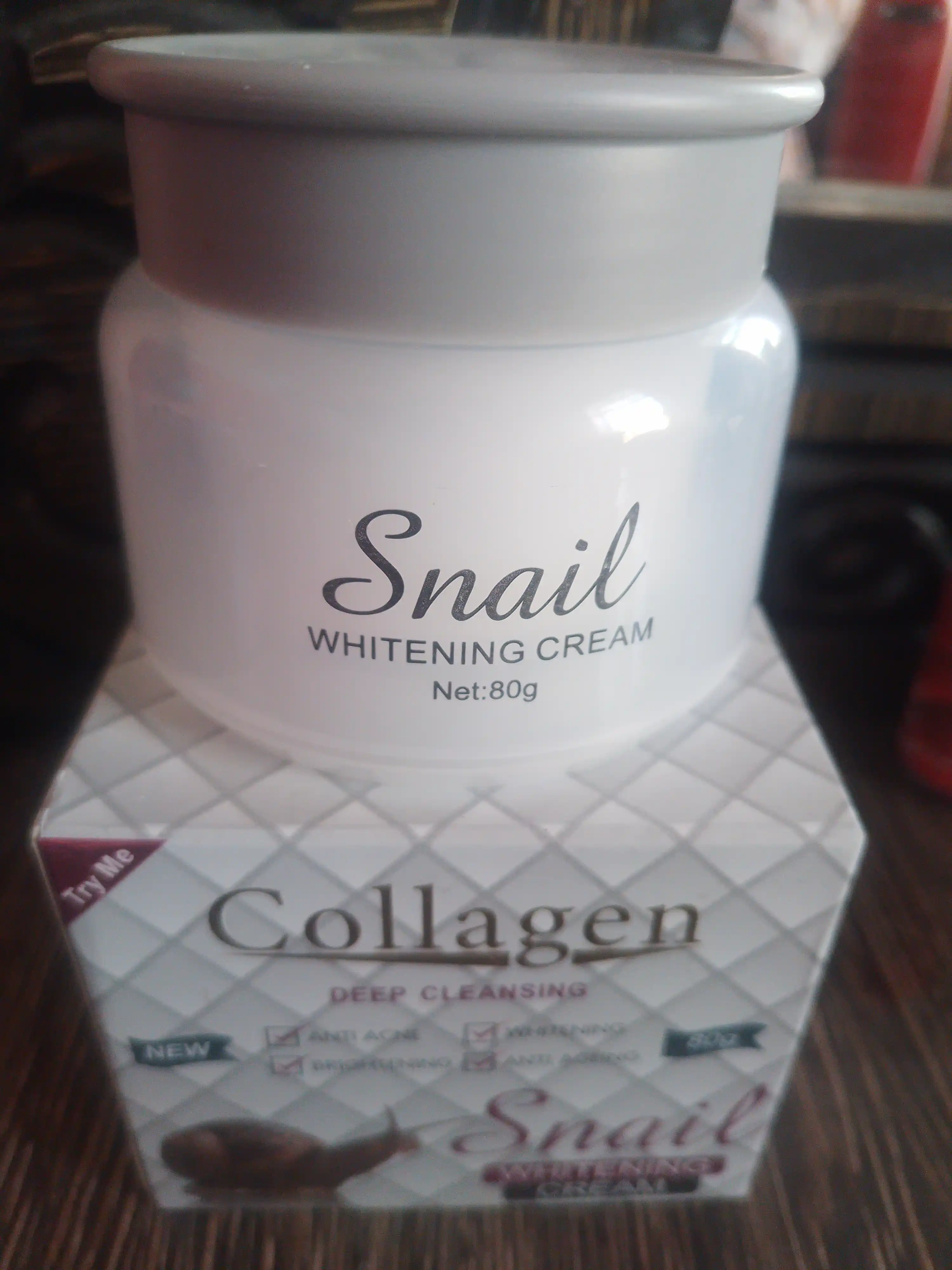 Крем для лица Collagen, отбеливающий крем, анти-акне и антивозрастной, 4 в 1, 80 г