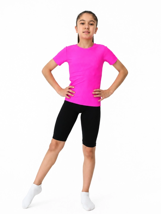 Fitnes, raqs, sport va badiiy gimnastika mashg‘ulotlari uchun FandS futbolkasi