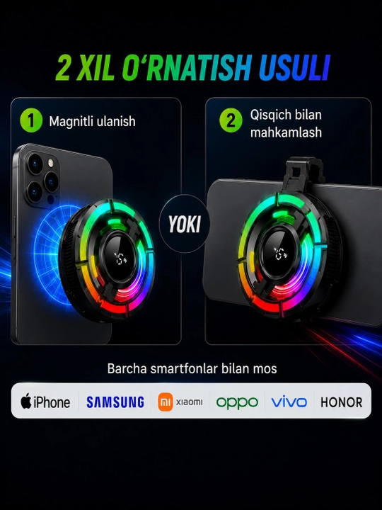 Telefon sovutgichi, gaming cooler, kulerlar, kuler pubg, telefon aksessuarlari, MEMO CX07