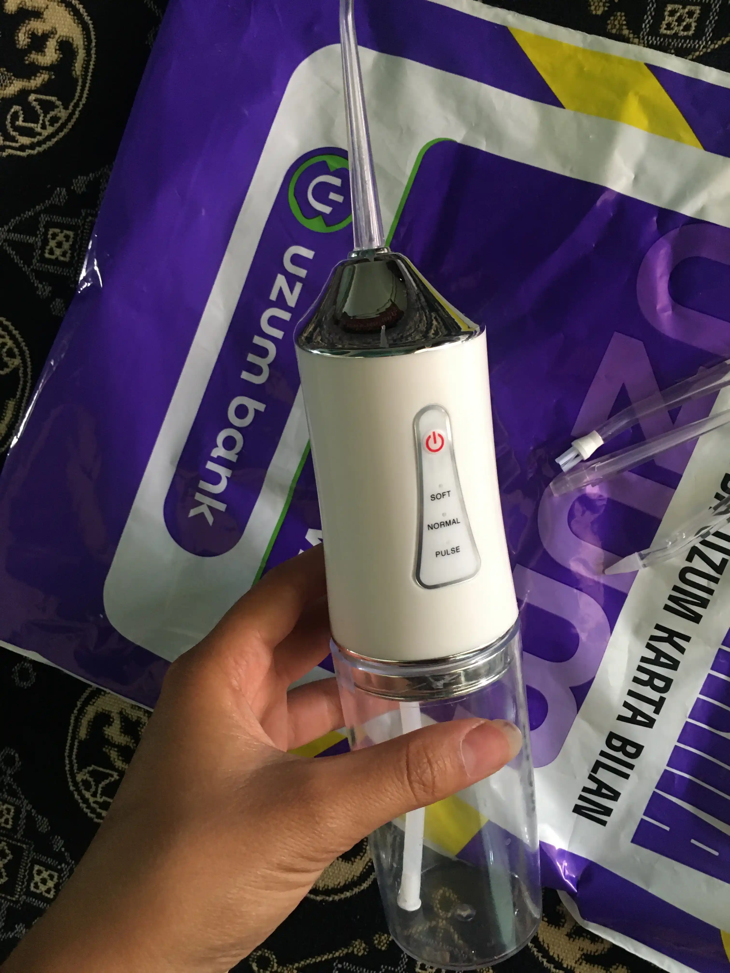 Ирригатор для полости рта Oral Irrigator с USB, 3 режима, 4 насадки