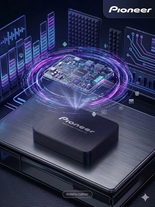 Усилитель звука Pioneer DSP D1 для монитора Android - 