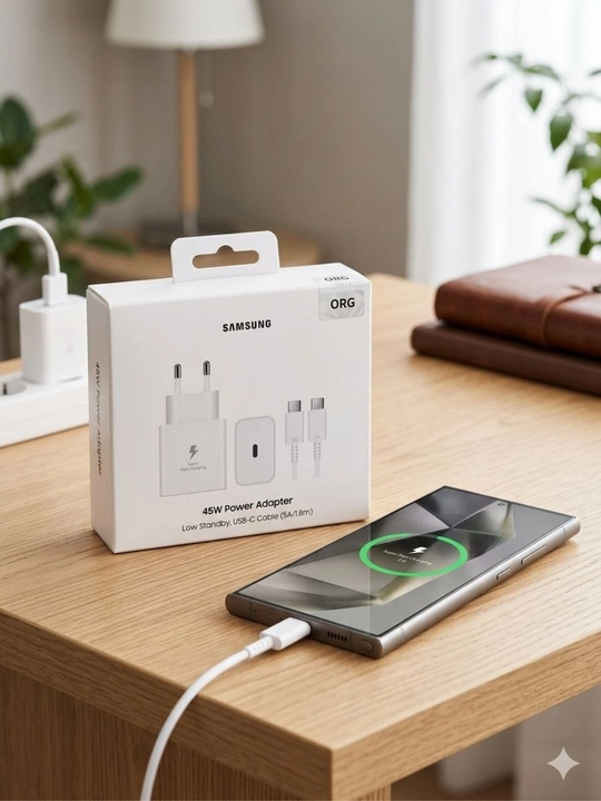 Зарядное устройство Samsung 45W PD Power Adapter, Type-C + кабель 1.8м оригинал