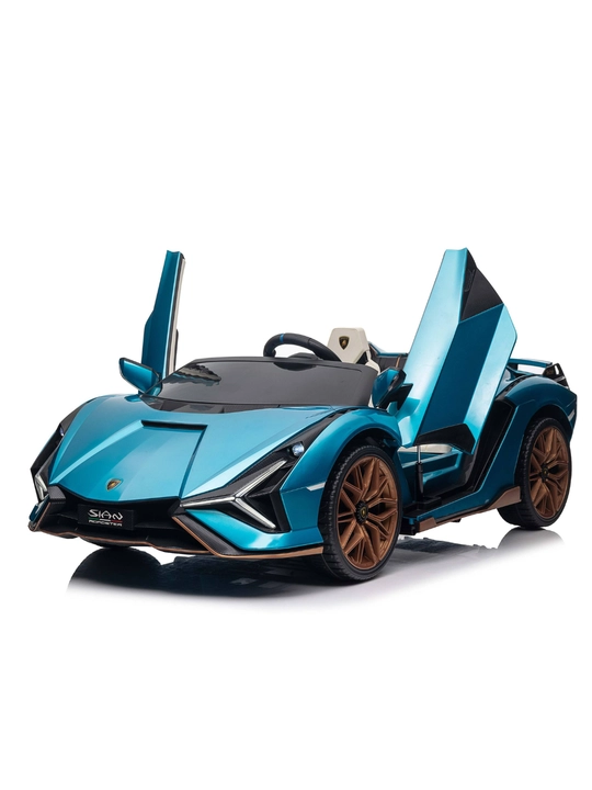 Lamborghini bolalar elektromobili, 2 kishilik, masofadan boshqarish pulti bilan - 