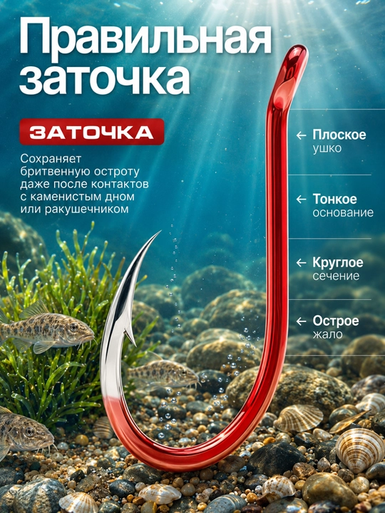 Крючки рыболовные