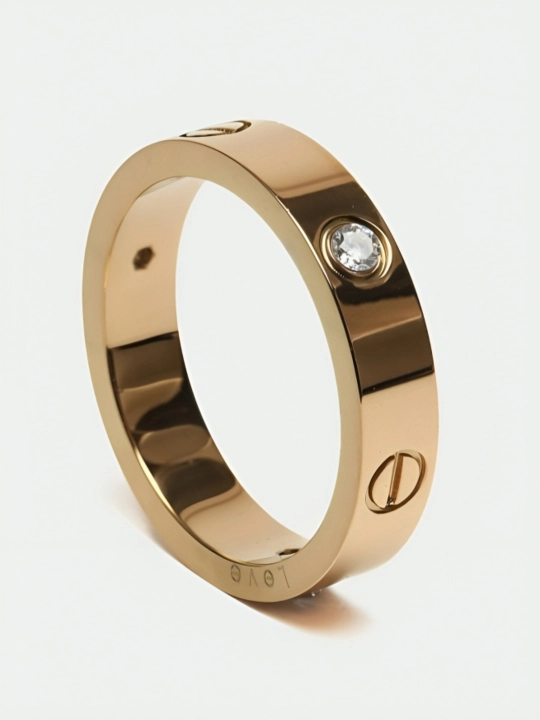 Кольца Cartier Stainless Steel для женщин и девушек, с камнями и без, подарок - 