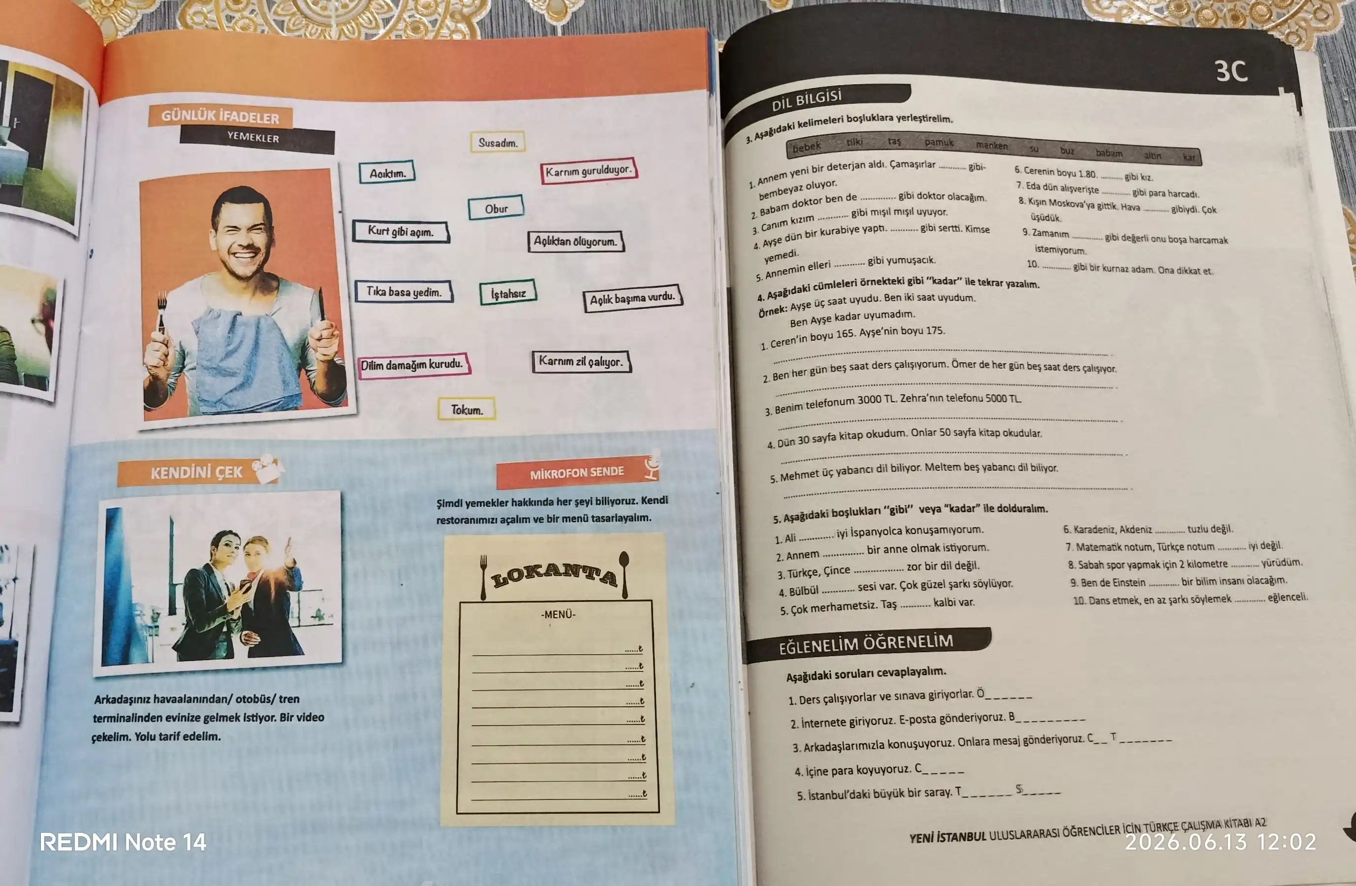 Yeni Istanbul: Uluslararası Öğrenciler İçin Türkçe Eğitim Seti A1, A2, B1, B2, C1