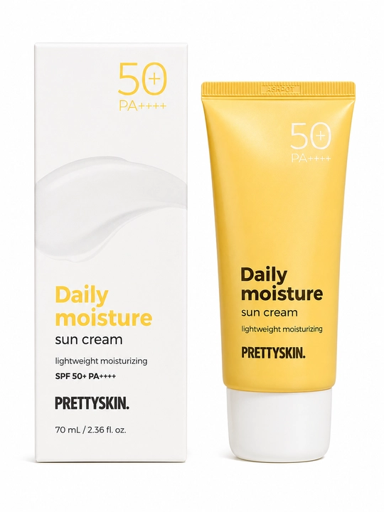 Quyoshdan himoyalovchi SPF 50+ krem PRETTYSKIN No-Sebum Tone Up, 70 ml