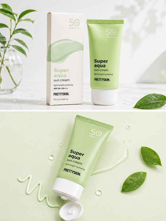 Quyoshdan himoyalovchi SPF 50+ krem PRETTYSKIN No-Sebum Tone Up, 70 ml