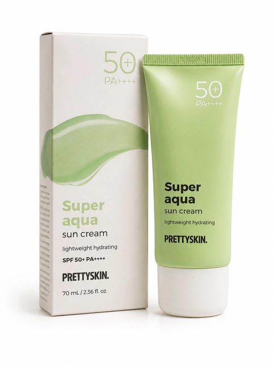 Солнцезащитный крем SPF 50+ PRETTYSKIN No-Sebum Tone Up, 70 мл - 