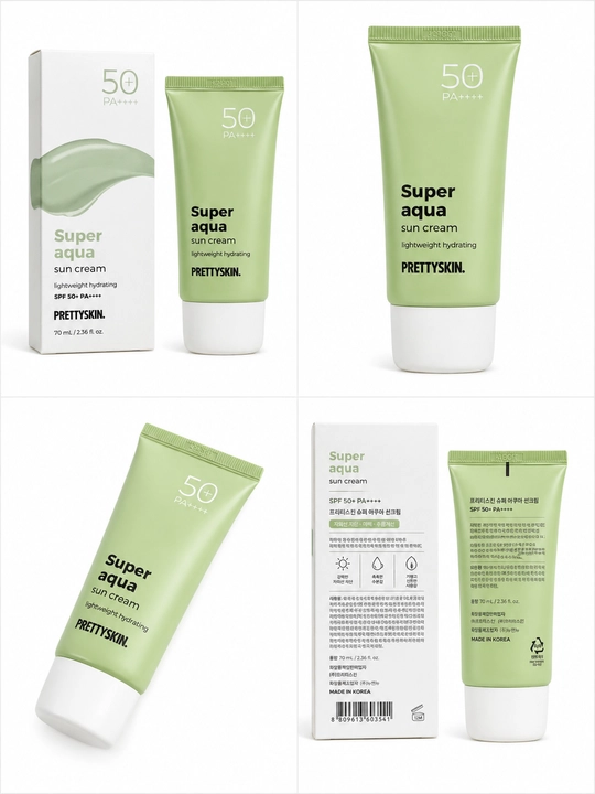 Quyoshdan himoyalovchi SPF 50+ krem PRETTYSKIN No-Sebum Tone Up, 70 ml
