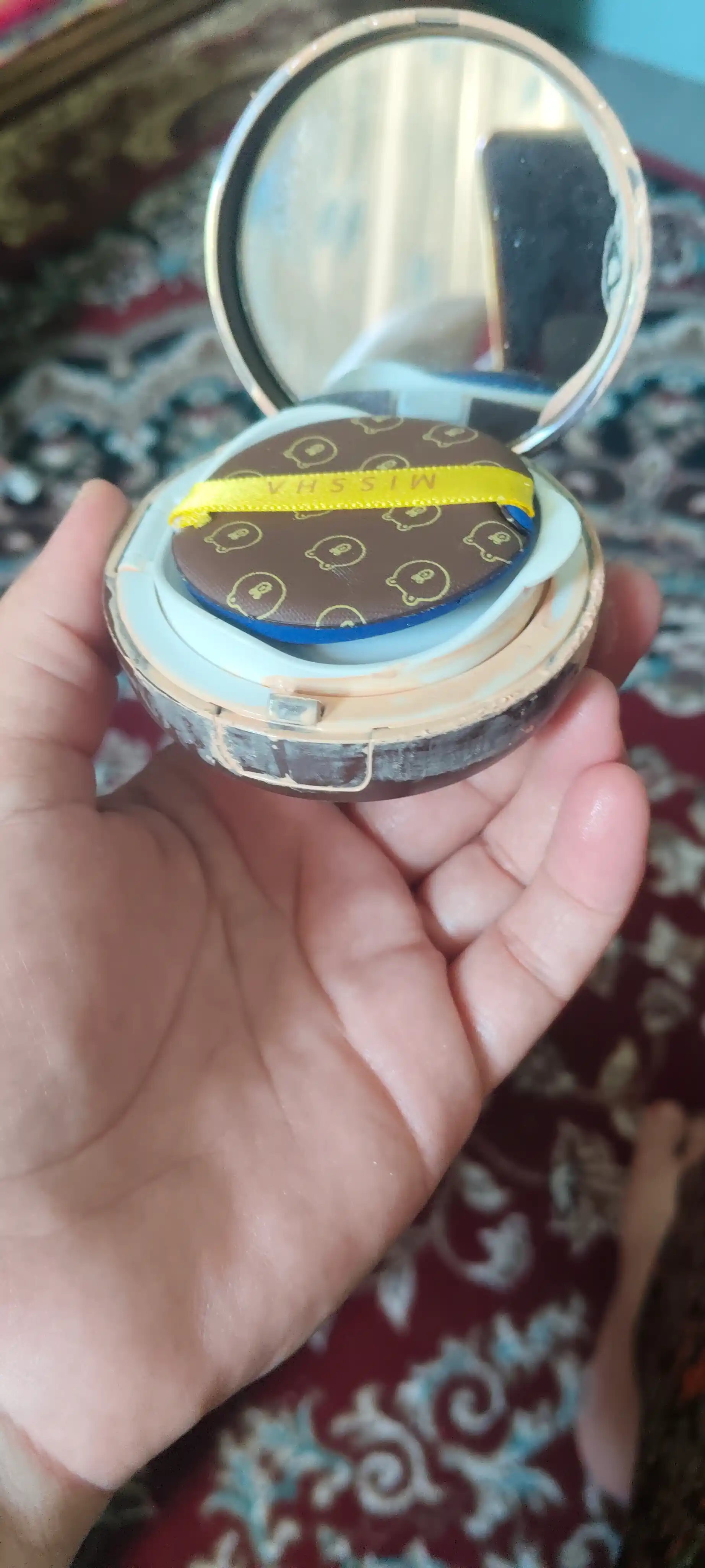Tonal kushon krem upasi, spf 50, zaxira refil bilan BB kremi, pudra, 15 g