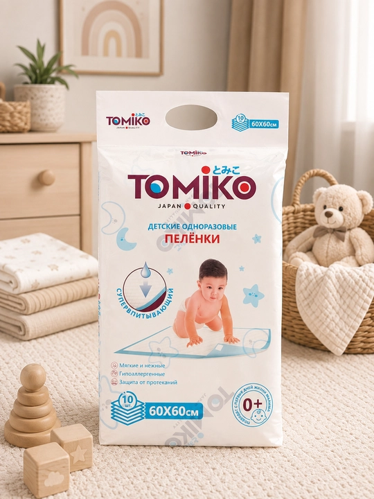 Tomiko bir martalik yo‘rgaklari, 10 dona