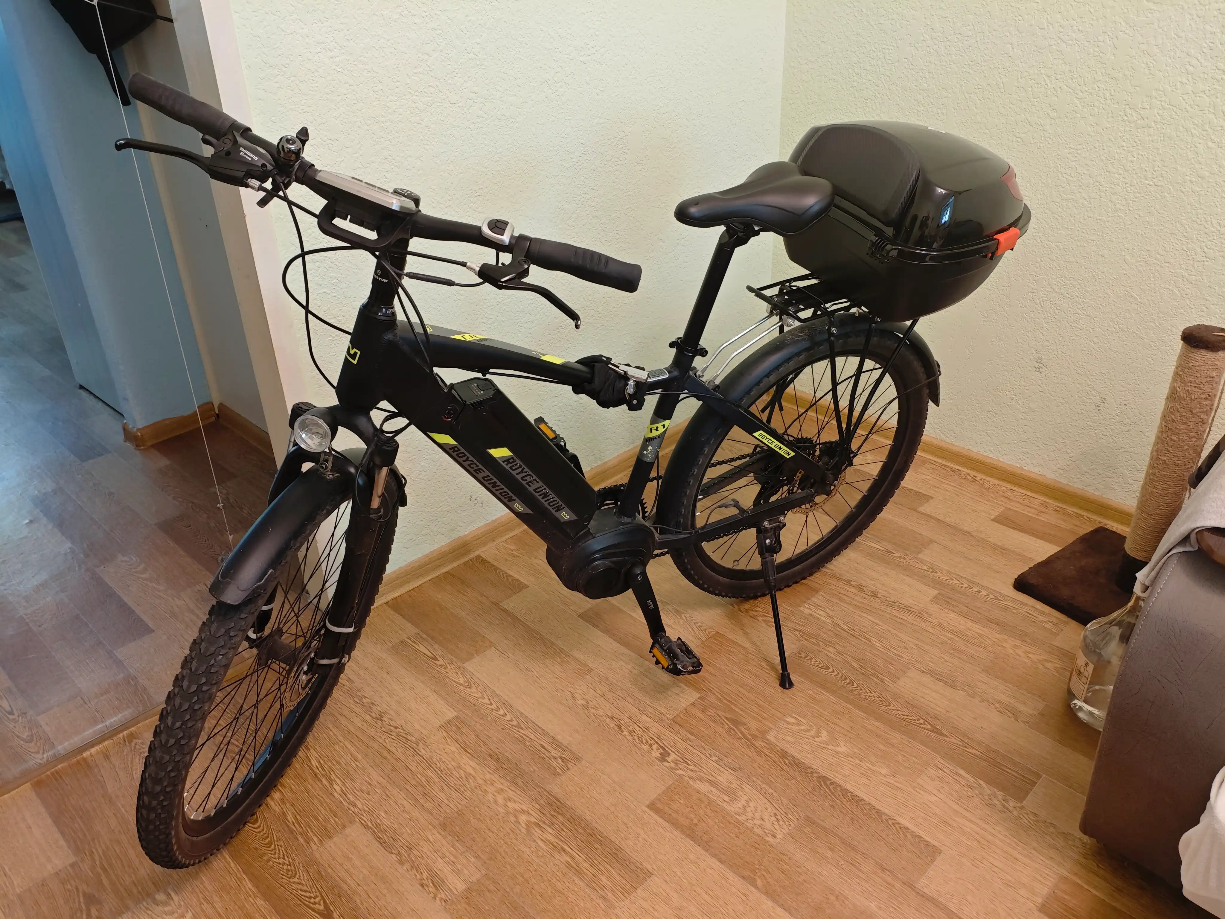Qulflanadigan yukxona, skuter bagaj, mototsikl skuterlar uchun, sport dizayni, universal
