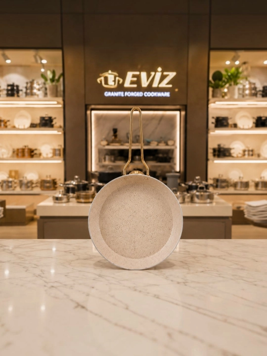 Набор казанов EVIZ, произведённый в Турции, с гранитным антипригарным покрытием