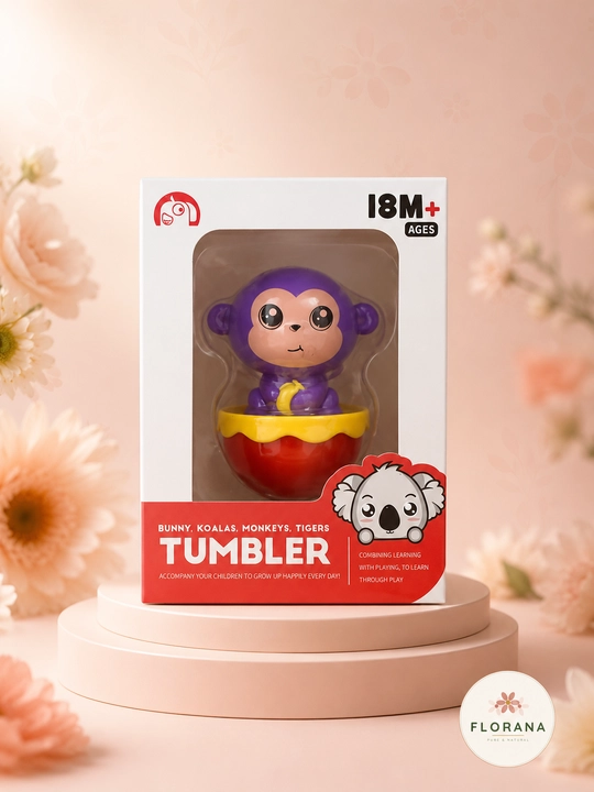 Игрушка Tumbler — неваляшка-зверёк, прекрасный подарок для малышей , 18 мес+ - 