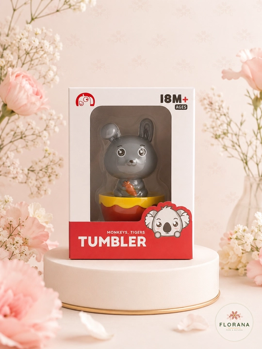 Игрушка Tumbler — неваляшка-зверёк, прекрасный подарок для малышей , 18 мес+ - 