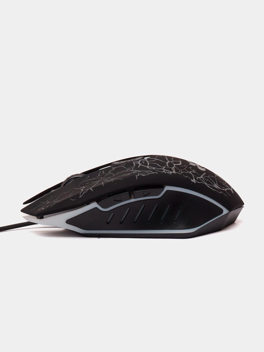 RGB yoritgichli simli o‘yin sichqonchasi, 1600 DPI, USB Gaming Mouse, 7 RGB rejim