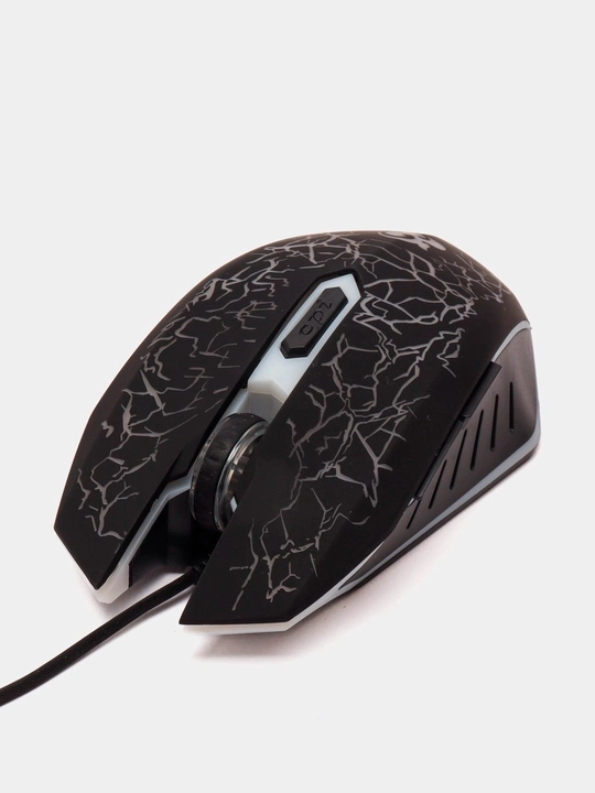 RGB yoritgichli simli o‘yin sichqonchasi, 1600 DPI, USB Gaming Mouse, 7 RGB rejim