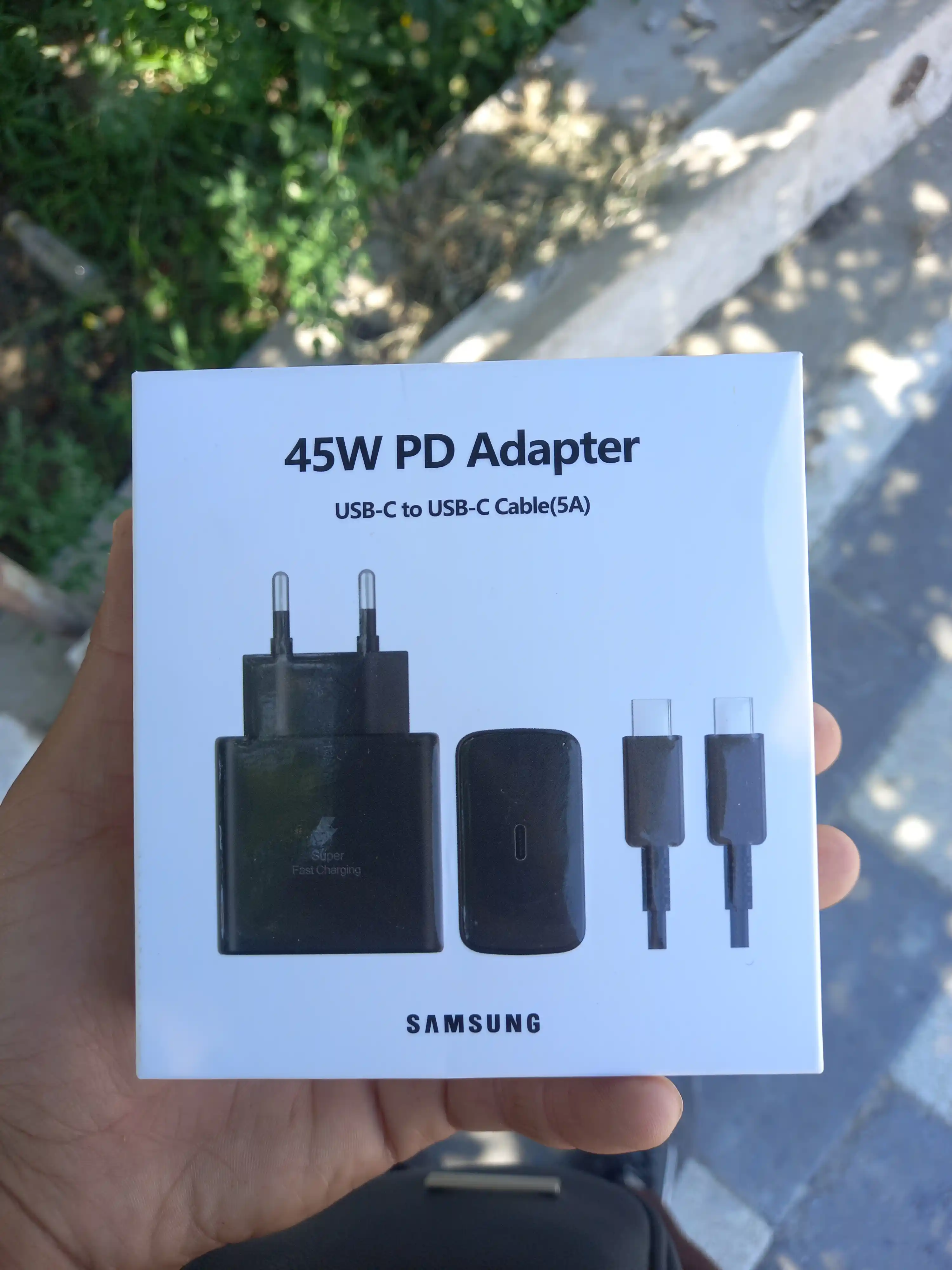 Зарядное устройство Samsung 45 Вт, 25 Вт, кабель Type-C, быстрое зарядное устройство