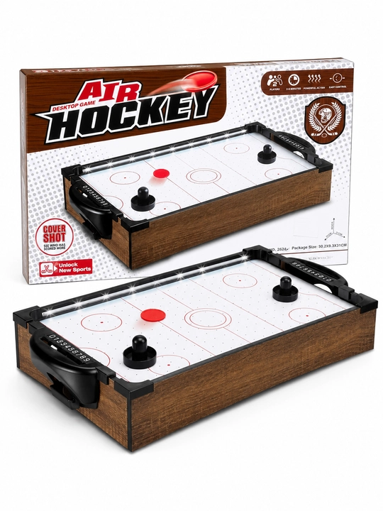 Настольная игра Air Hockey, мини-аэрохоккей для 2 игроков