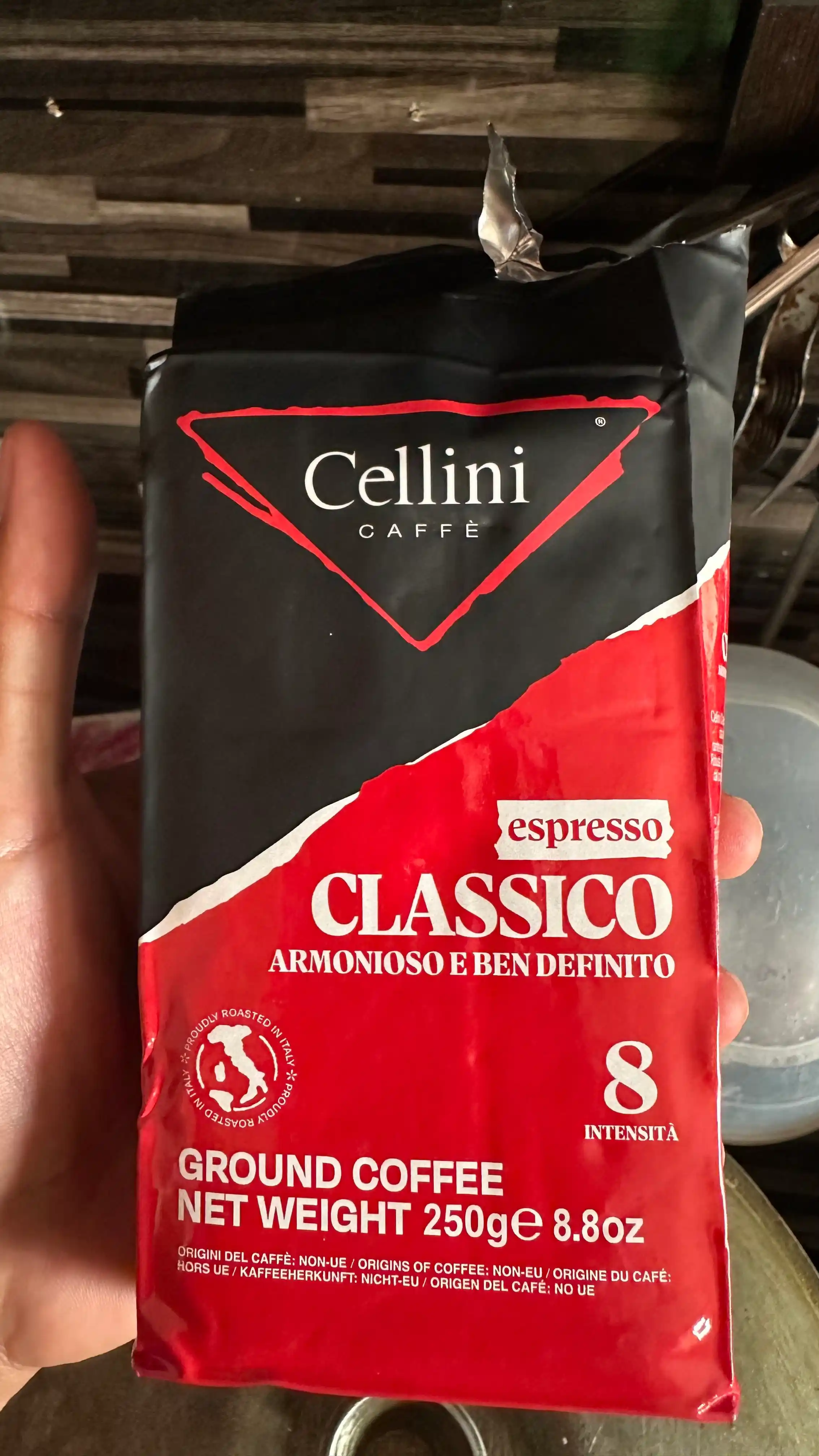 Кофе молотый Cellini Classico, Вакуум, 250 г