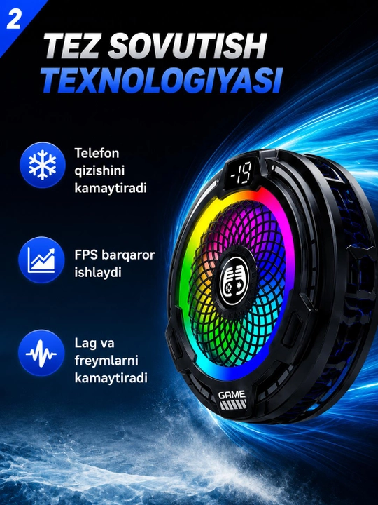 Telefon sovutgichi, gaming cooler, kulerlar, kuler pubg, telefon aksessuarlari, MEMO CX07
