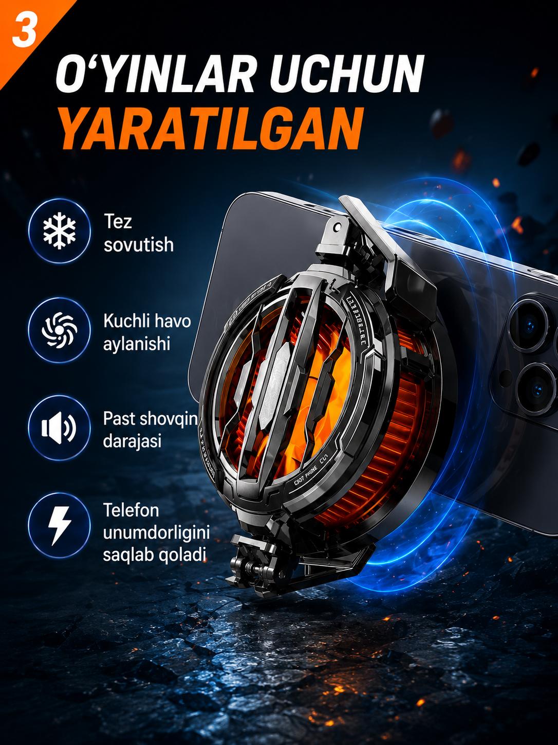 Telefon sovutgichi, gaming cooler, kulerlar, kuler pubg, telefon aksessuarlari, MEMO CX07