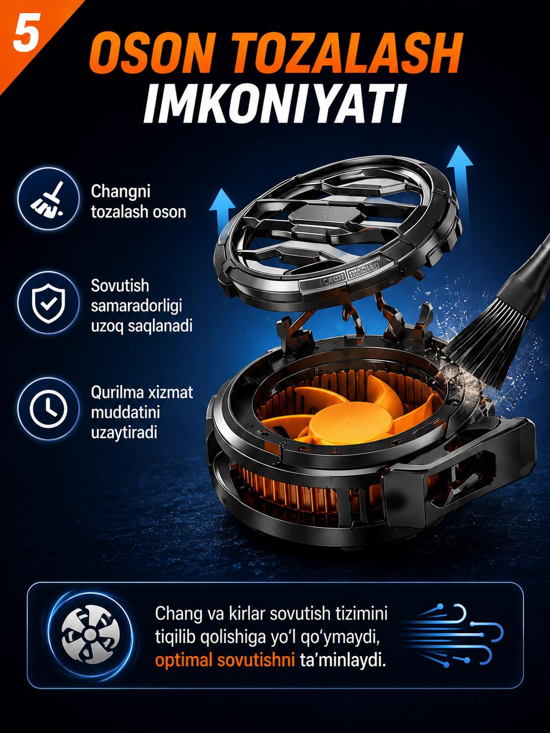 Telefon sovutgichi, gaming cooler, kulerlar, kuler pubg, telefon aksessuarlari, MEMO CX07