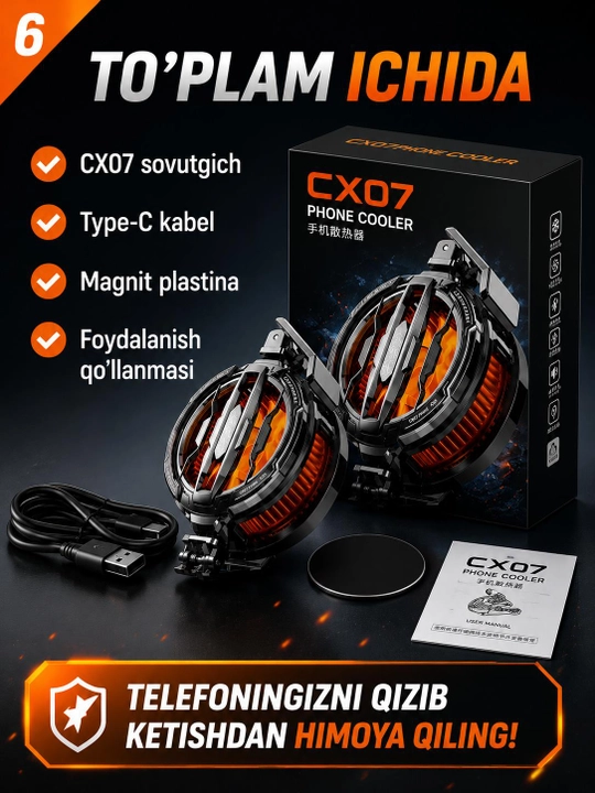 Telefon sovutgichi, gaming cooler, kulerlar, kuler pubg, telefon aksessuarlari, MEMO CX07