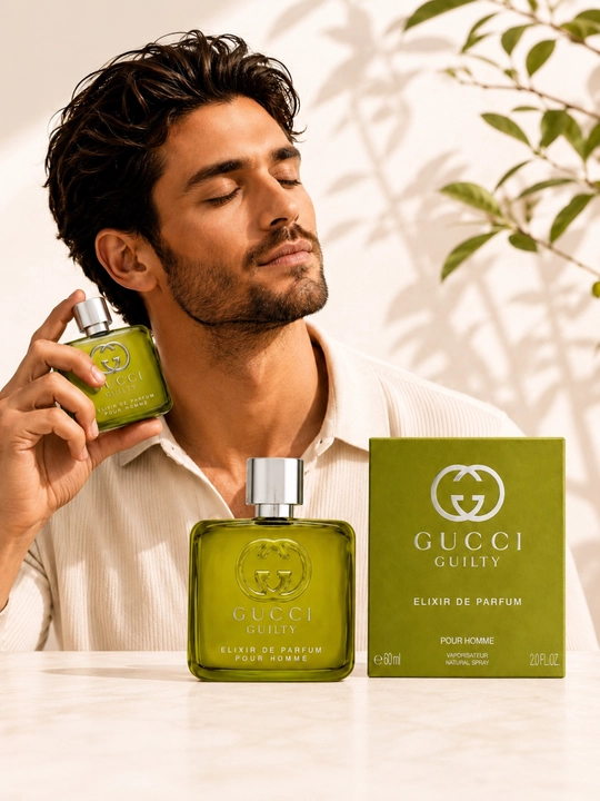 Gucci Guilty Elixir erkaklar atiri 60 ml premium parfyum uzoq saqlanuvchi - 