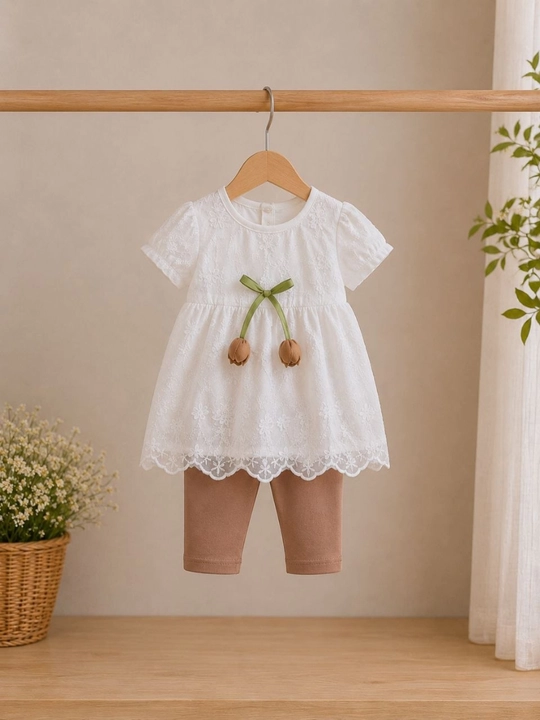 Летний комплект для девочки, кофта и шорты, из хлопка, 1-5 лет