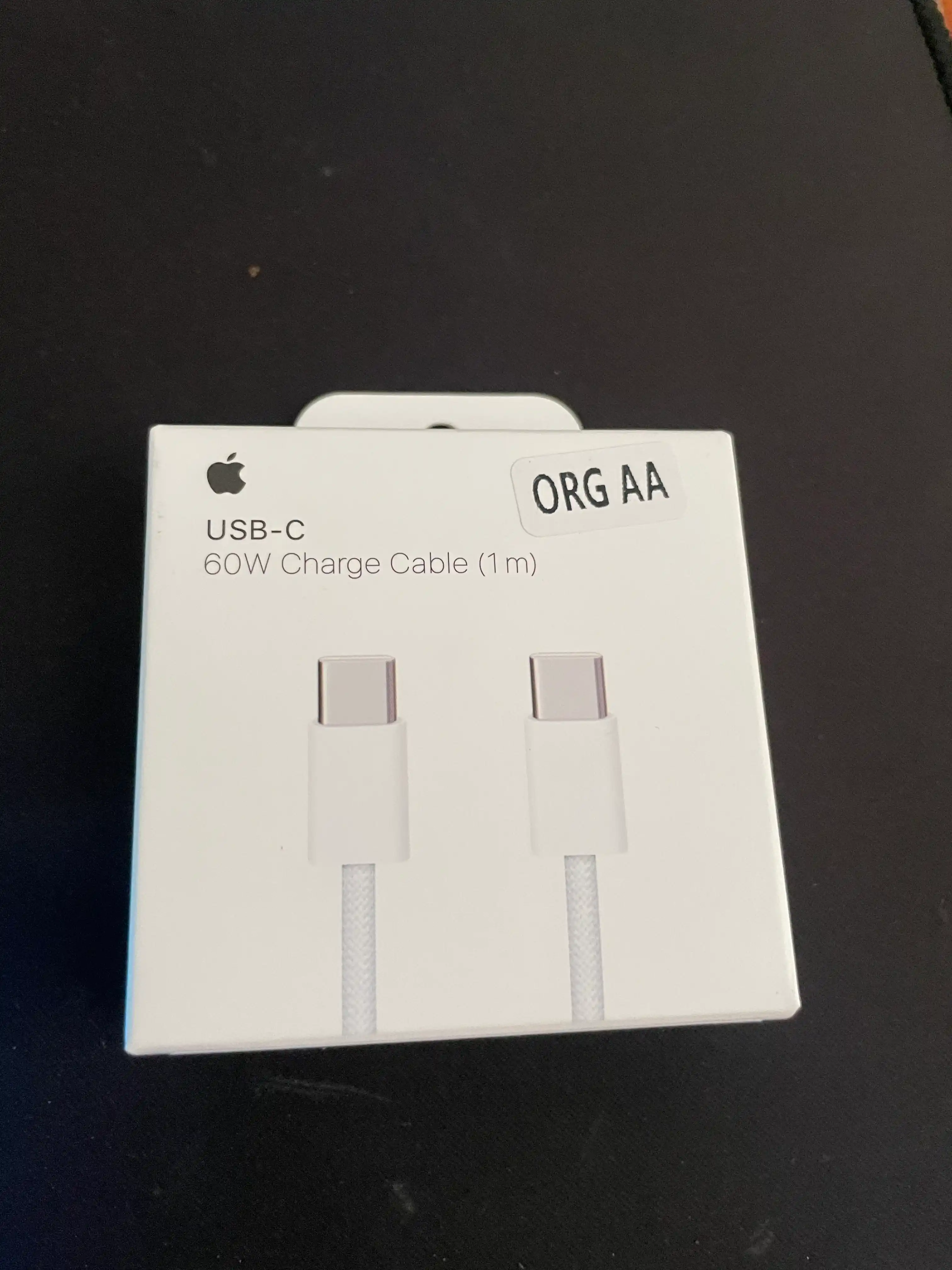 Кабель быстрой зарядки, USB Type-C, 60 Вт, прочный, 1 м