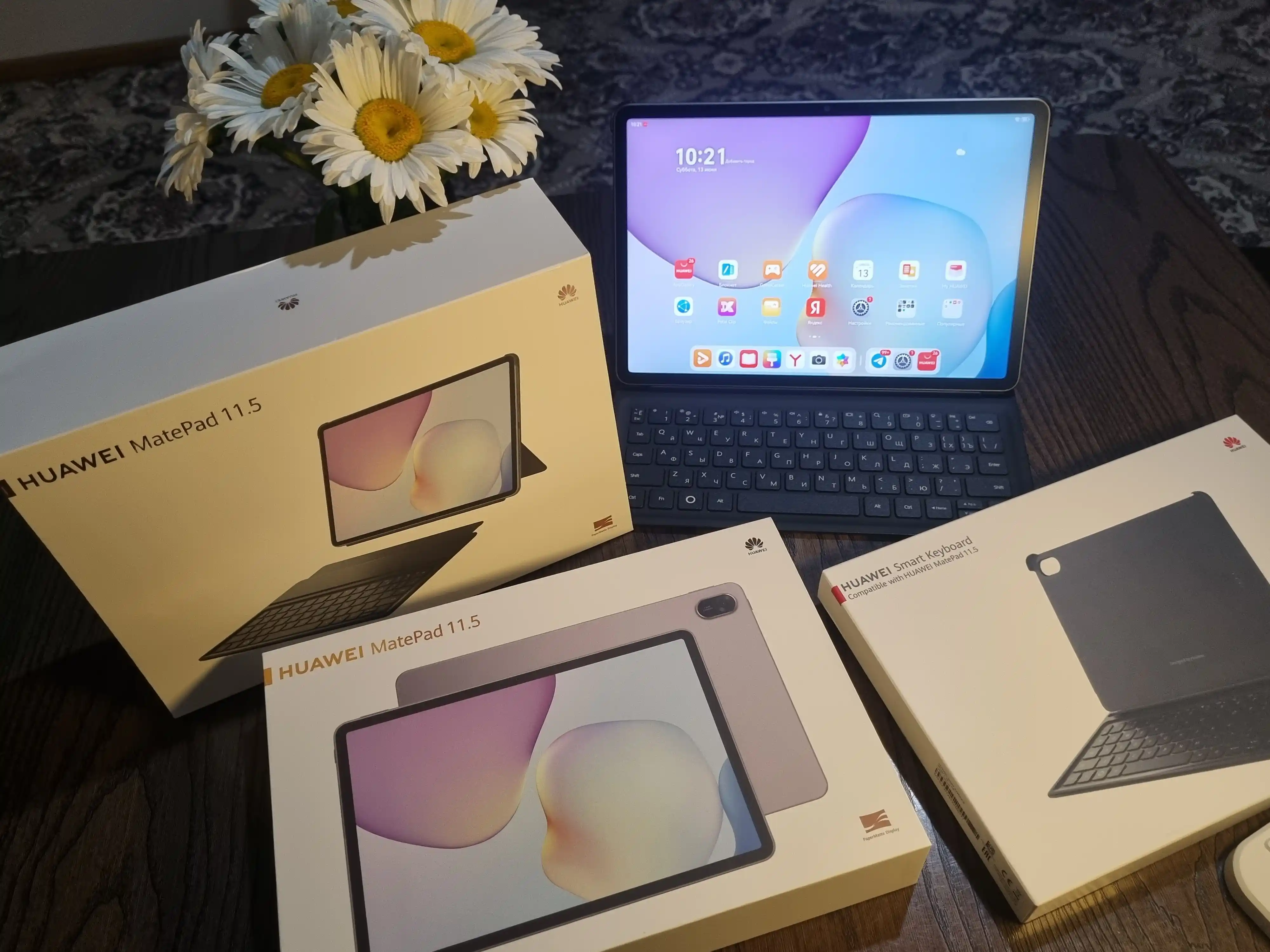 Planshet MatePad 11.5 Wi-Fi 8/256Gb + klaviaturali g'ilof, IPS 120Hz, oleofob qoplama