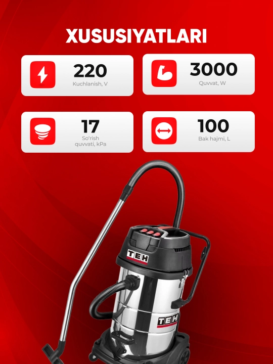 Пылесос TEH TV100L