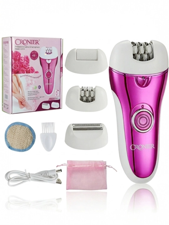 Professional epilator, CRONIER CR-8803, simsiz, tana uchun, ayollar uchun
