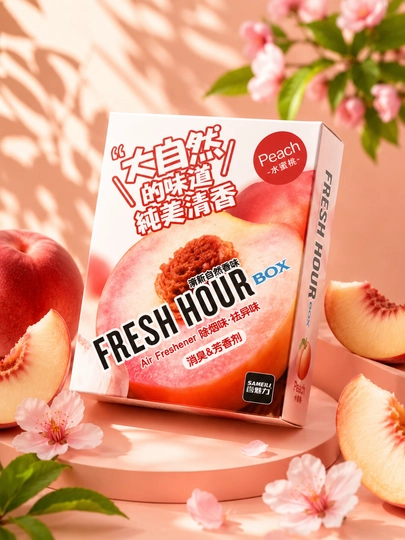 Освежитель воздуха Fresh Hour Box Premium – стойкий аромат — 404MB-FRESHBOXX-БАГРОВ