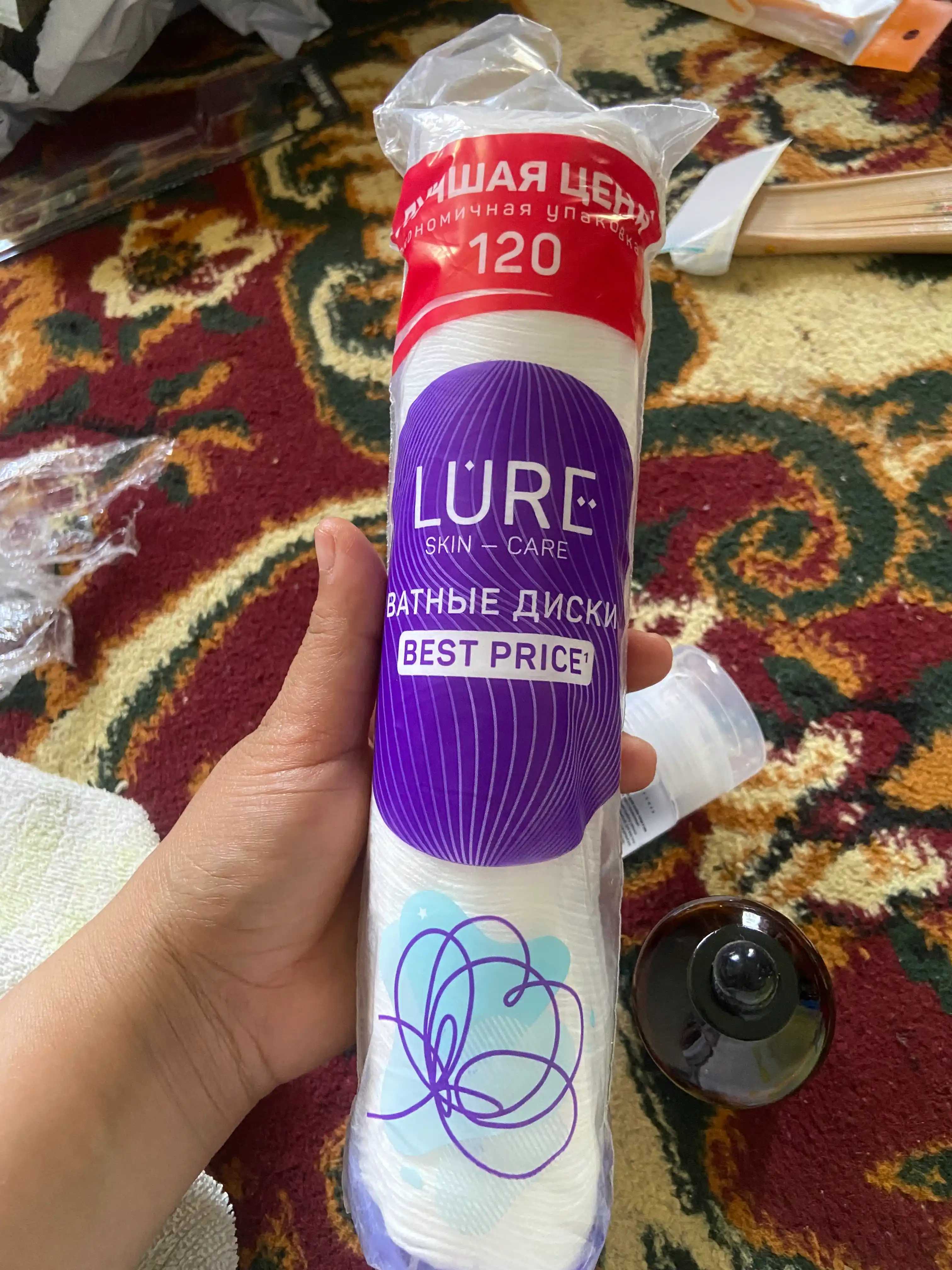 Ватные диски Soft Cotton Lure!, 120 шт