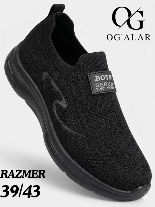 Erkaklar sliponlari, yengil, nafas oluvchi, yozgi, har kunlik qulay oyoq kiyim