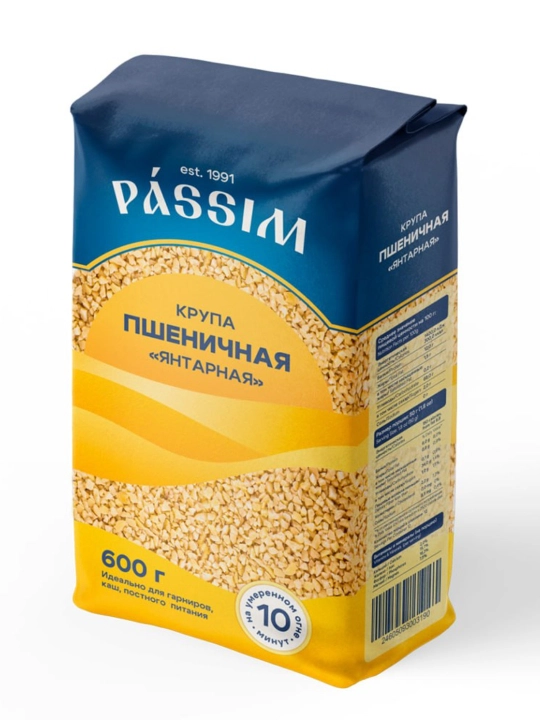Bug'doy yantar yormalari Пассим, 600 g - 